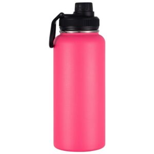 Vacuum Insulated Stainless Steel Wide Mouth Sport Water Bottle 33oz