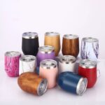 Tumbler Customize Colorful Stainless Steel Insulated Cup with Clear Lid