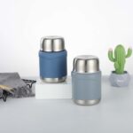 Food Container Vacuum Insulated Stainless Steel Food Jar with Spoon